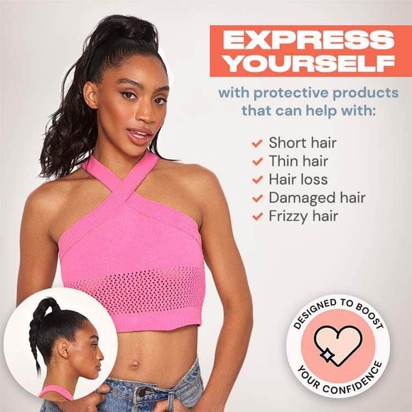 NWT INSERT NAME HERE ALY 18" mid-length with soft beachy waves in Espresso - Picture 3 of 5